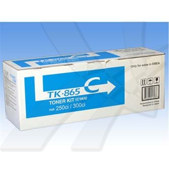 Obrazek Kyocera TK-865 1T02JZCEU0 originální tonerová kazeta, barva náplně azurová, výtěžnost cartridge 12000 stran
