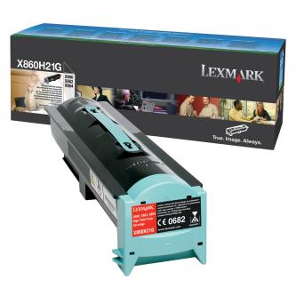 Obrazek Lexmark X860H21G originální tonerová kazeta, barva náplně černá, výtěžnost cartridge 35000 stran