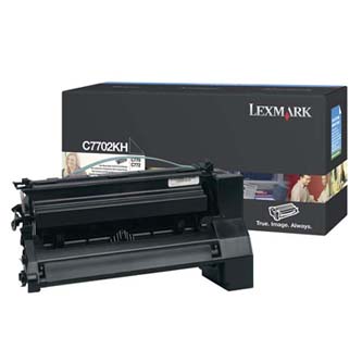 Obrazek Lexmark C7702KH originální tonerová kazeta, barva náplně černá, výtěžnost cartridge 10000 stran