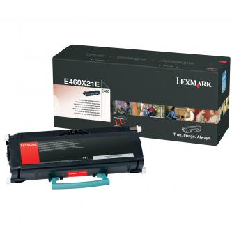 Obrazek Lexmark E460X21E originální tonerová kazeta, barva náplně černá, výtěžnost cartridge 15000 stran