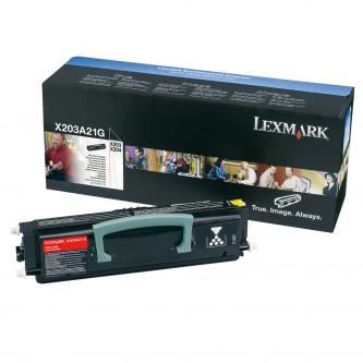 Obrazek Lexmark X203A21G originální tonerová kazeta, barva náplně černá, výtěžnost cartridge 2500 stran