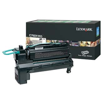 Obrazek Lexmark C792X1KG originální tonerová kazeta, barva náplně černá, výtěžnost cartridge 20000 stran