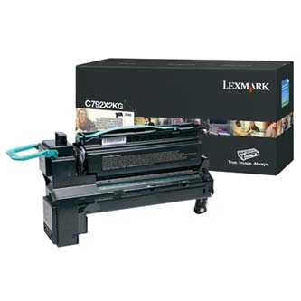 Obrazek Lexmark C792X2KG originální tonerová kazeta, barva náplně černá, výtěžnost cartridge 20000 stran