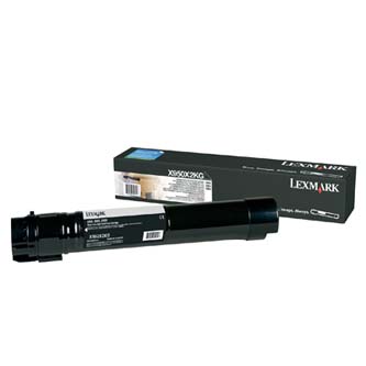 Obrazek Lexmark X950X2KG originální tonerová kazeta, barva náplně černá, výtěžnost cartridge 38000 stran