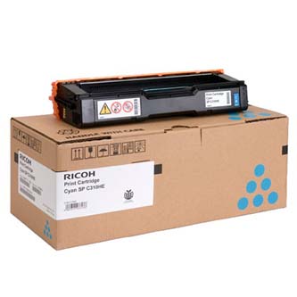 Obrazek Ricoh 406349 originální tonerová kazeta, barva náplně azurová, výtěžnost cartridge 2500 stran