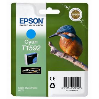 Obrazek Epson T159 C13T15924010 originální inkoustová kazeta, barva náplně azurová