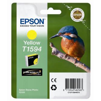 Obrazek Epson T159 C13T15944010 originální inkoustová kazeta, barva náplně žlutá
