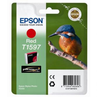 Obrazek Epson T159 C13T15974010 originální inkoustová kazeta, barva náplně červená