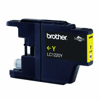 Obrazek Brother LC1220 LC1220Y originální inkoustová kazeta, barva náplně žlutá, výtěžnost cartridge 300 stran