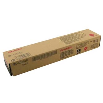 Obrazek Sharp MX-C38GTB originální tonerová kazeta, barva náplně černá, výtěžnost cartridge 10000 stran