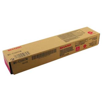Obrazek Sharp MX-C38GTM originální tonerová kazeta, barva náplně purpurová, výtěžnost cartridge 10000 stran