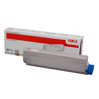 Obrazek Oki C822 44844614 originální tonerová kazeta, barva náplně purpurová, výtěžnost cartridge 7300 stran