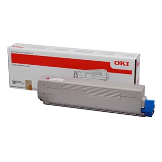 Obrazek Oki C831 44844506 originální tonerová kazeta, barva náplně purpurová, výtěžnost cartridge 10000 stran