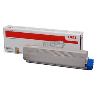 Obrazek Oki C831 44844505 originální tonerová kazeta, barva náplně žlutá, výtěžnost cartridge 10000 stran