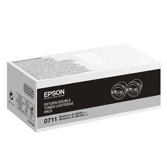 Obrazek Epson 0711 C13S050711 originální tonerová kazeta, barva náplně černá, výtěžnost cartridge 5000 stran