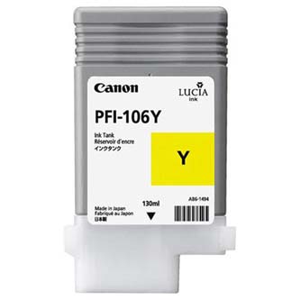 Obrazek Canon PFI-106 6624B001 originální inkoustová kazeta, barva náplně žlutá