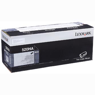 Obrazek Lexmark 52D0HA0 originální tonerová kazeta, barva náplně černá, výtěžnost cartridge 25000 stran