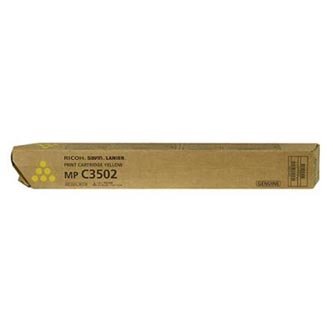 Obrazek Ricoh 842017 originální tonerová kazeta, barva náplně žlutá, výtěžnost cartridge 18000 stran