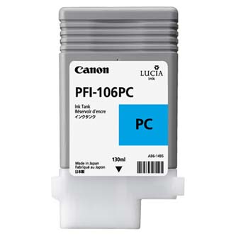 Obrazek Canon PFI-106 6625B001 originální inkoustová kazeta, barva náplně azurová