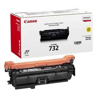 Obrazek Canon 732 6260B002 originální tonerová kazeta, barva náplně žlutá, výtěžnost cartridge 6400 stran